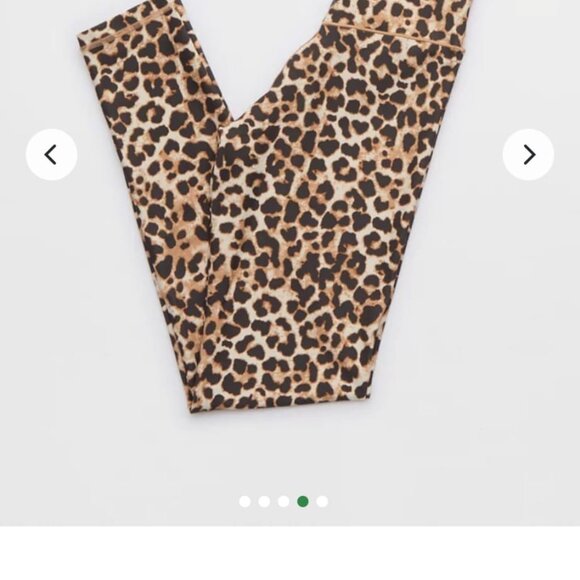Aerie Real Me Offline Leopard Print Leggings – Size M, EUC - Picture 2 of 7
